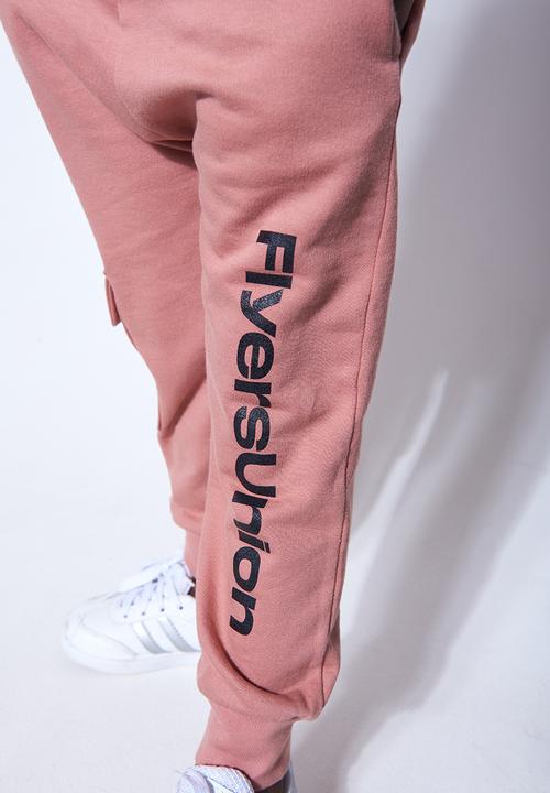 Flyersunion - Jogger with utility pocket - ash pink