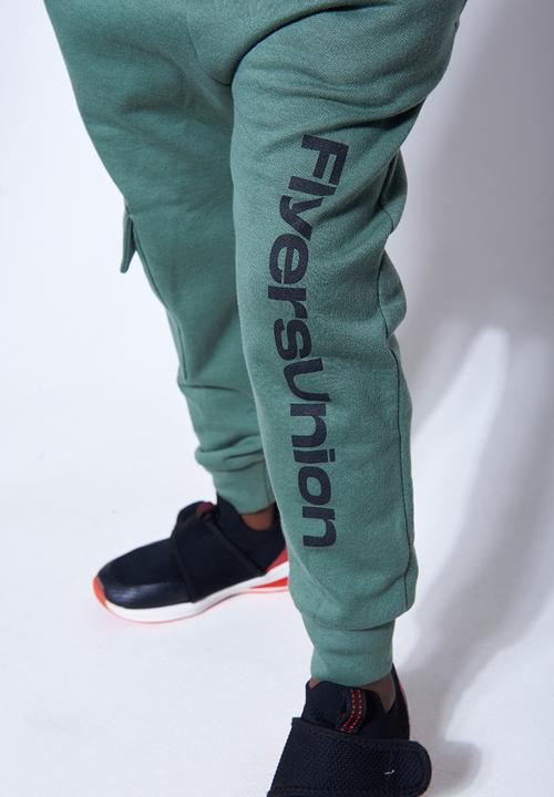 Flyersunion - Jogger with utility pocket - olive
