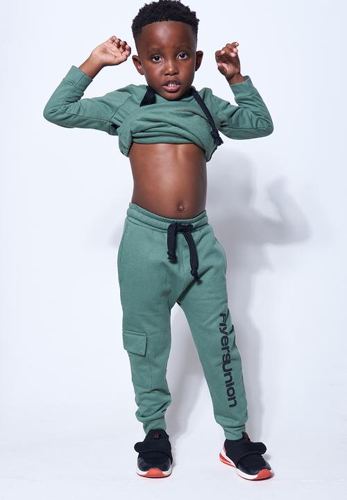Flyersunion - Jogger with utility pocket - olive