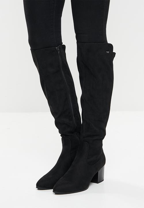 Miss Black - Eros2 over the knee boot - black
