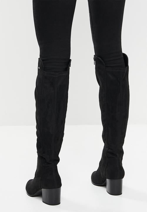 Miss Black - Eros2 over the knee boot - black