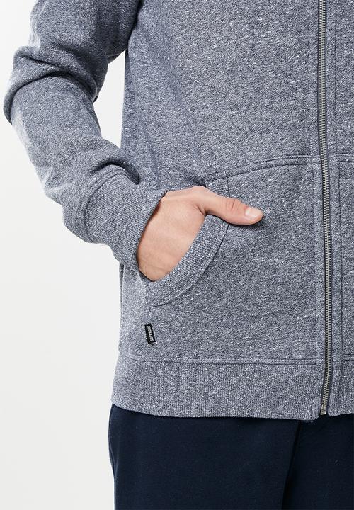 Superdry. - Vintage zip hood - blue