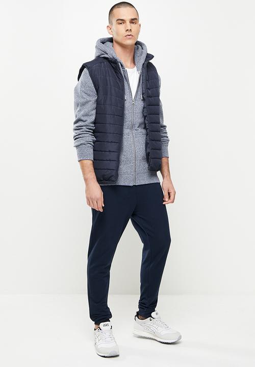 Superdry. - Vintage zip hood - blue