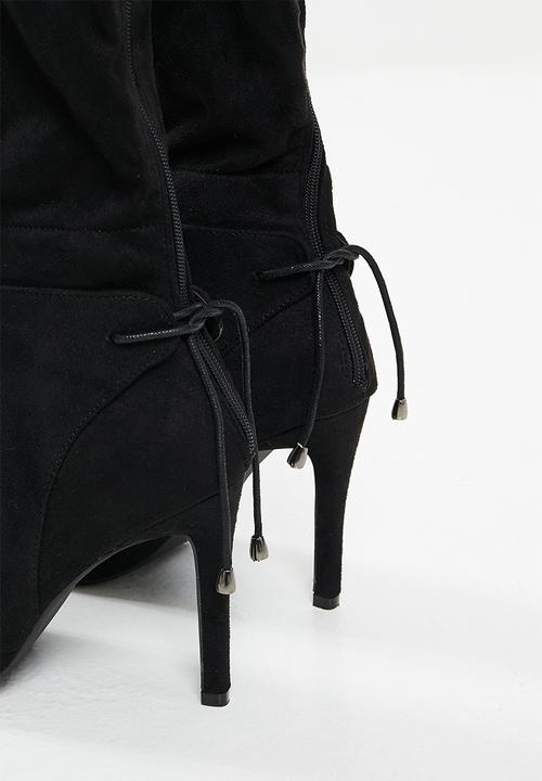 Miss Black - Belle1 over the knee boot - black