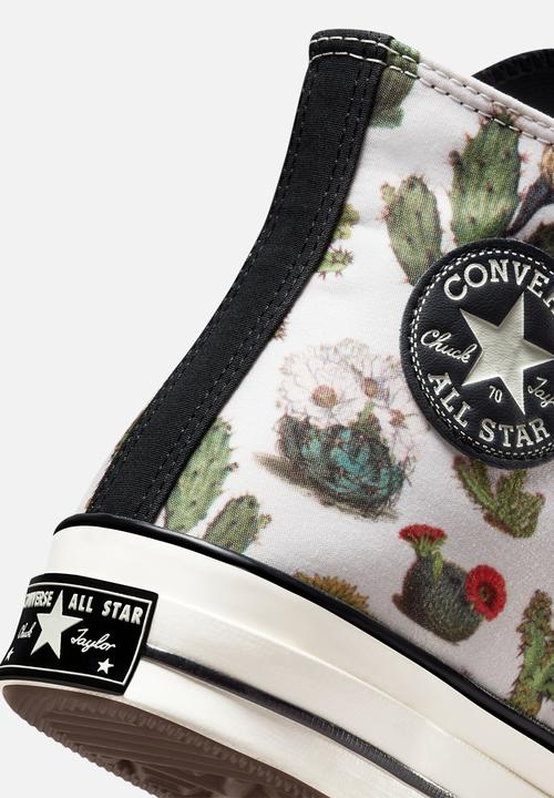 Converse - Chuck 70 succulent print hi - lo-fi craft - egret/black/egret