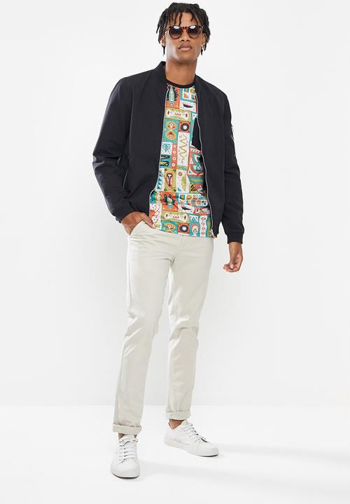 Holmes Bro's - Liam tee - black
