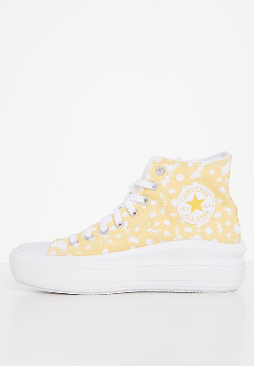 Converse - Chuck Taylor all star move floral platform hi - cyber mango/white