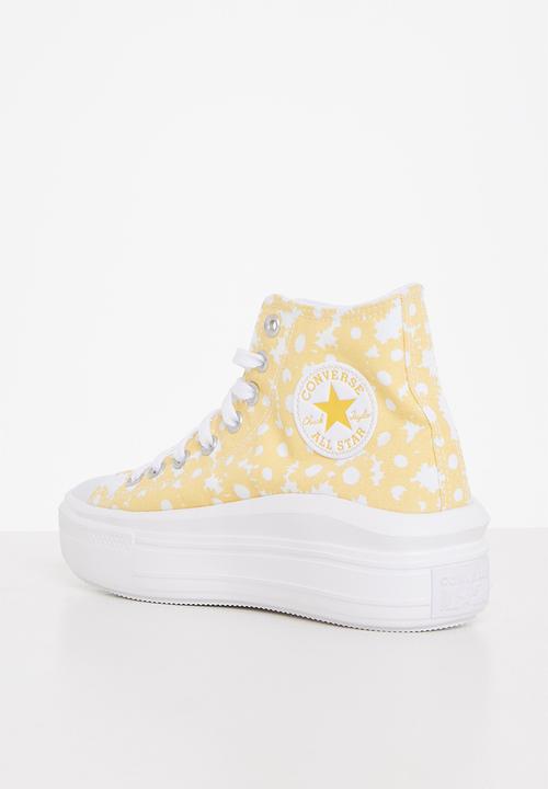Converse - Chuck Taylor all star move floral platform hi - cyber mango/white