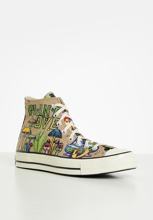 Converse - Chuck 70 plant love hi - nomad khaki/irish green/cyber mango