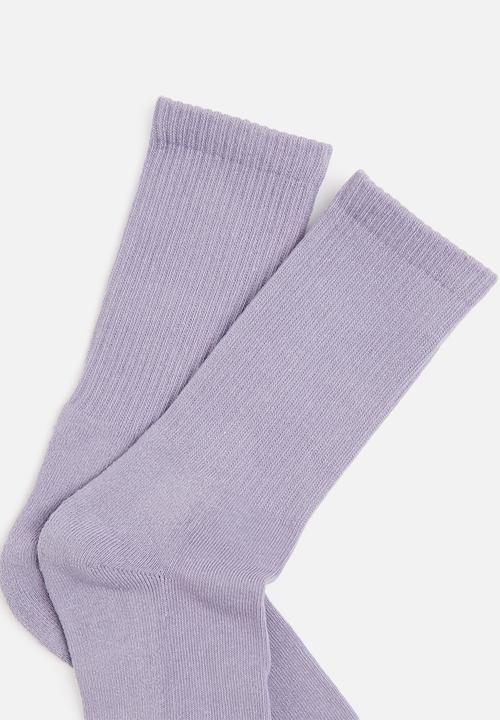 Cotton On - Essential active sock - deep purple