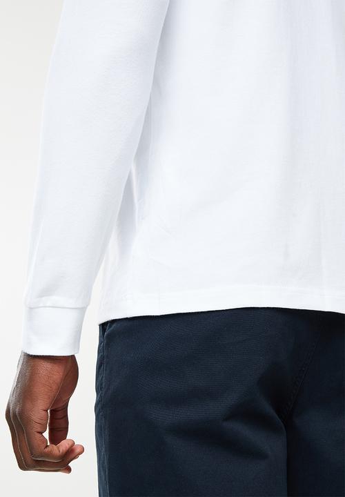 Nautica - Long sleeve crew neck tee - white