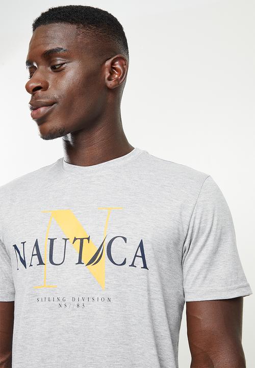 Nautica - Novo short sleeve tee - grey heather