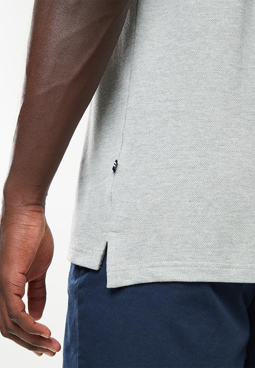 Nautica - Anchor short sleeve polo - grey melange