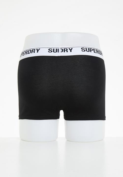 Superdry. - Trunk multi triple pack - black 
