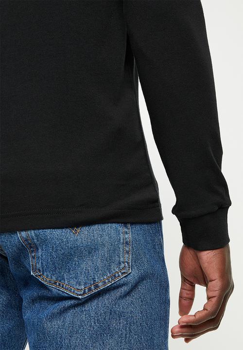 Nautica - Long sleeve crew neck tee - black