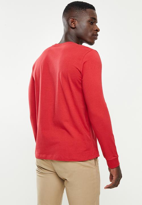 Nautica - Long sleeve crew neck tee - nautica red