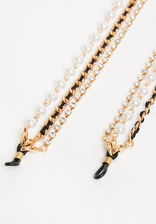 ALDO - Aeamma - black & gold multi