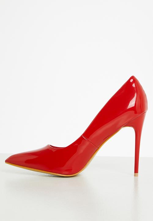 Plum - April court heel - red