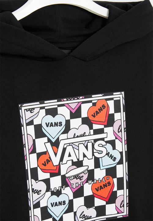 Vans - Candy heart hoodie - black