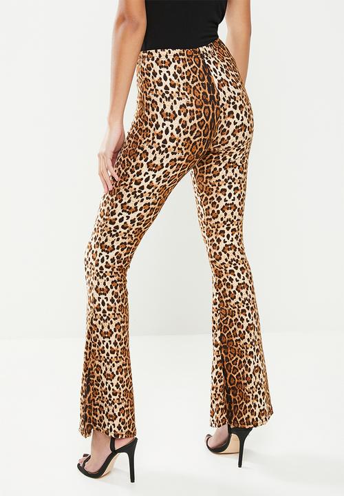 The Lot - Jungle babe flare pants - leopard
