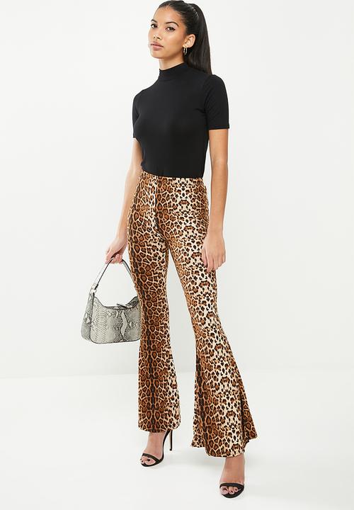 The Lot - Jungle babe flare pants - leopard