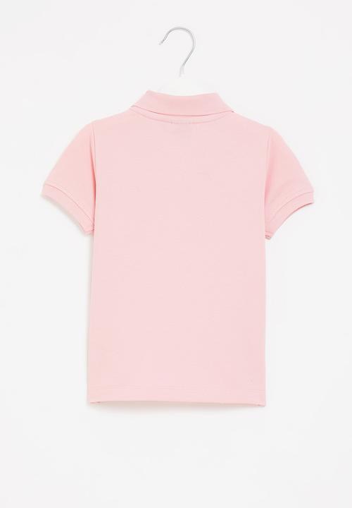 POLO - Girls classic short sleeve golfer - pink