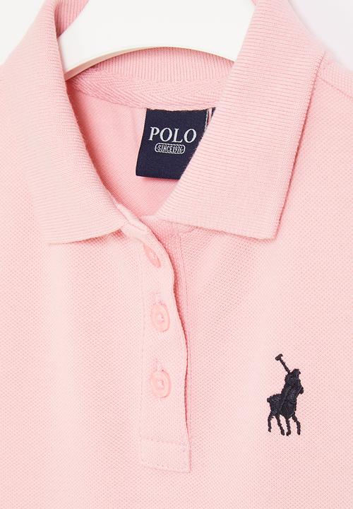 POLO - Girls classic short sleeve golfer - pink