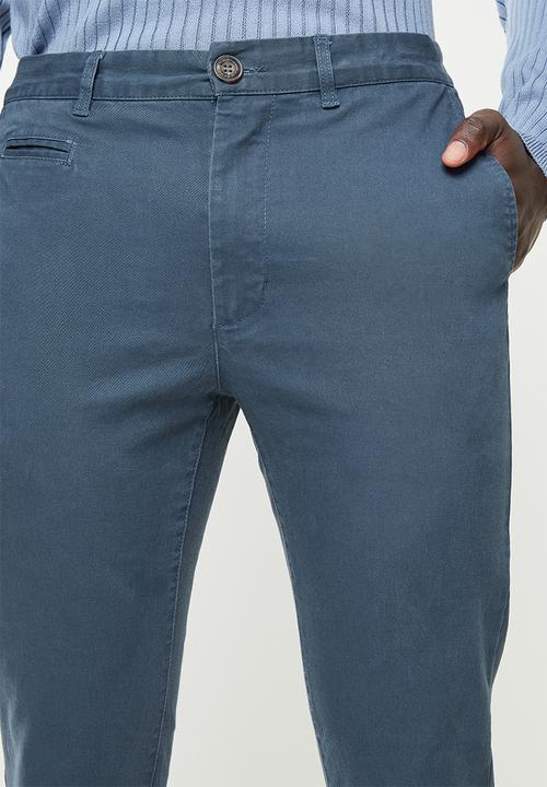 Pierre Cardin - Pc stretch chino pant - airforce blue