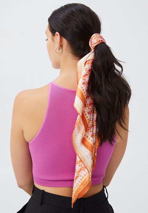 Rubi - Versatile scarf - pink sia geo