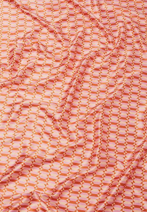 Rubi - Versatile scarf - pink sia geo