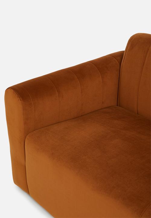 Sixth Floor - Isabella 3 seater - rust