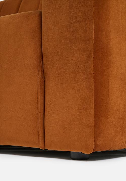 Sixth Floor - Isabella 3 seater - rust