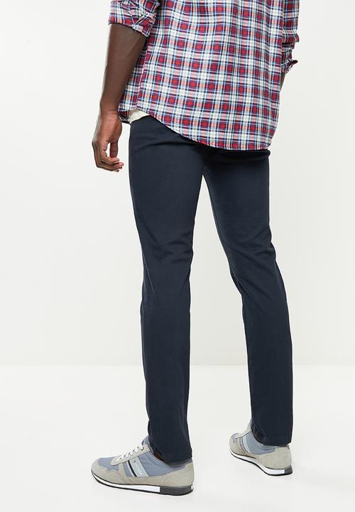 Pierre Cardin - Pc sctretch chino pant  - ink