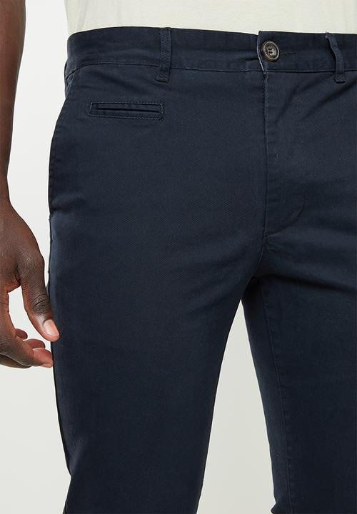 Pierre Cardin - Pc sctretch chino pant  - ink