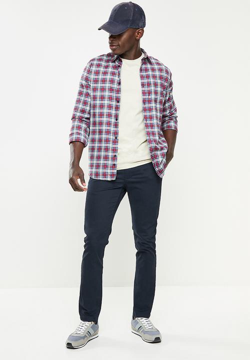 Pierre Cardin - Pc sctretch chino pant  - ink