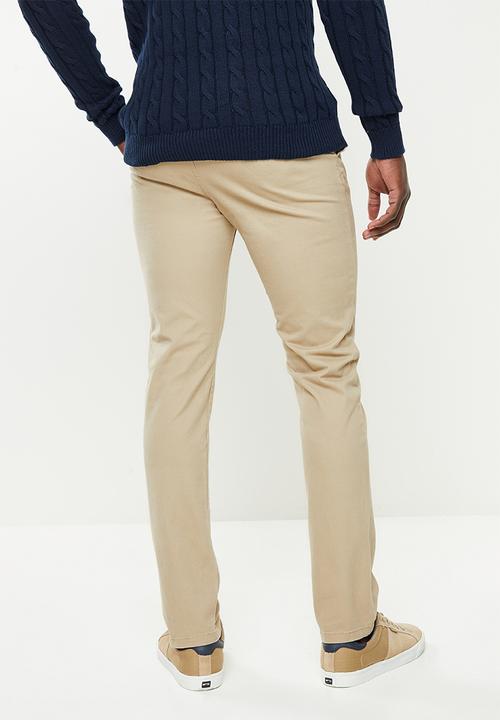 Pierre Cardin - Pc stretch chino pant - stone