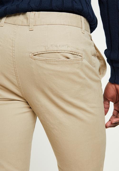 Pierre Cardin - Pc stretch chino pant - stone