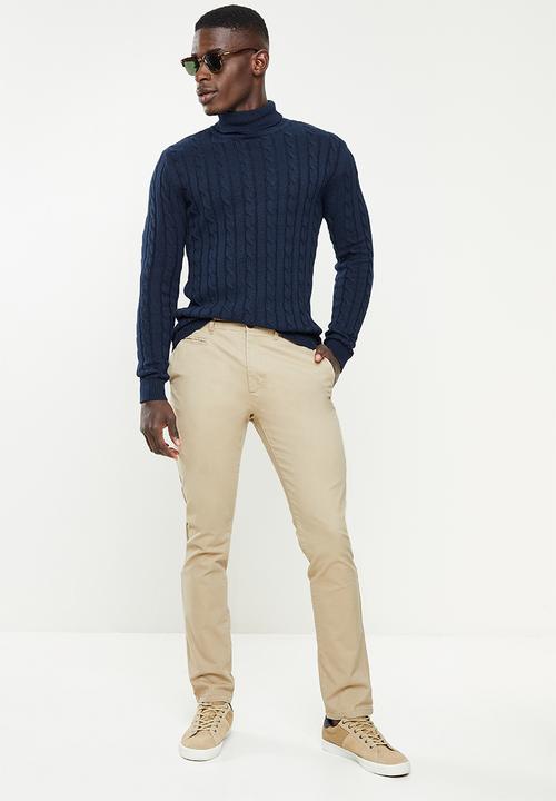 Pierre Cardin - Pc stretch chino pant - stone