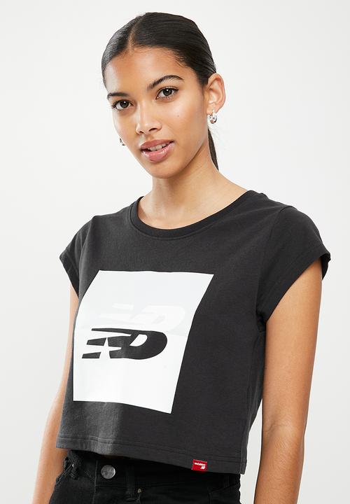New Balance  - Classics box tee - black