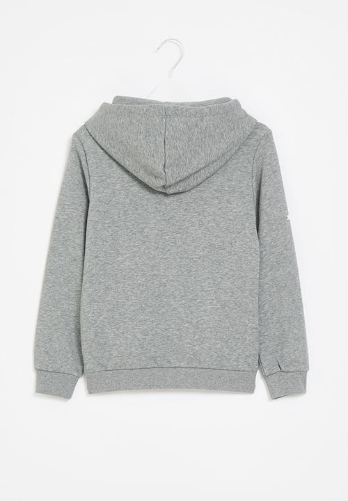 PUMA - Bmw mms kids ess logo hoodie ft - medium gray heather