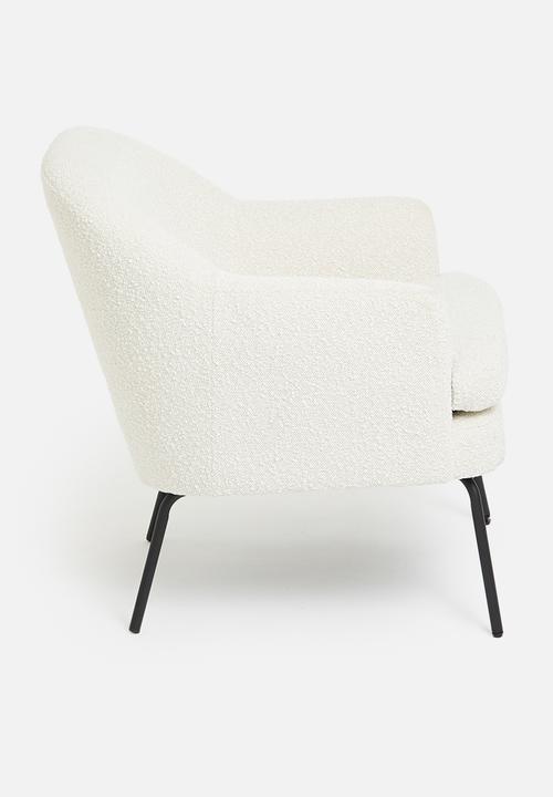 Sixth Floor - Ella lounge chair - sherpa