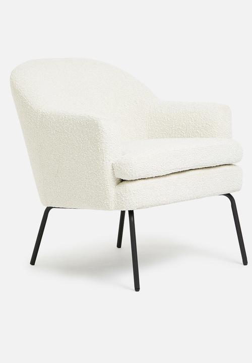 Sixth Floor - Ella lounge chair - sherpa