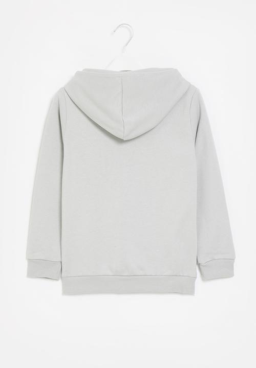 PUMA - Ess+ 2 col big logo hoodie fl b - harbor mist