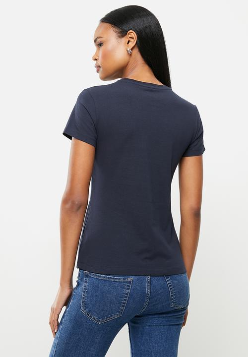 POLO - Allie short sleeve pony stretch T-shirt - navy