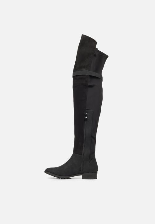 Miss Black - Krabi2 over the knee boot - black