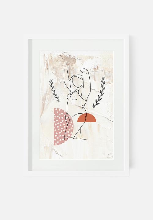 Sugar & Vice - Bohemian art print bundle - pink & rust