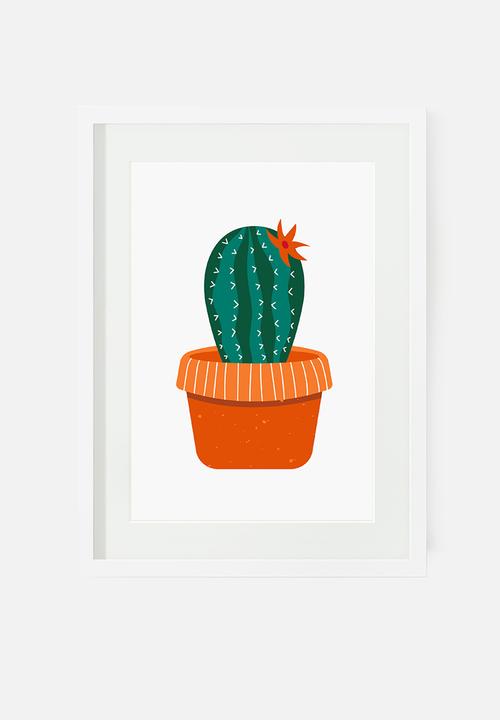 Sugar & Vice - Colour cactus wall art
