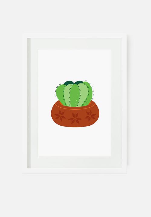 Sugar & Vice - Colour cactus wall art