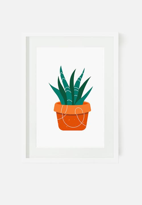 Sugar & Vice - Colour cactus wall art