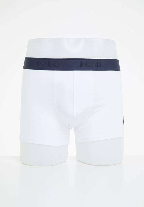 POLO - Men basic knit boxer 3 pack - white